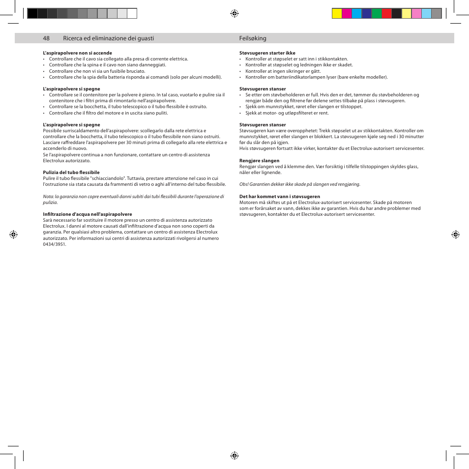 Electrolux ZUP3860C User Manual | Page 50 / 92