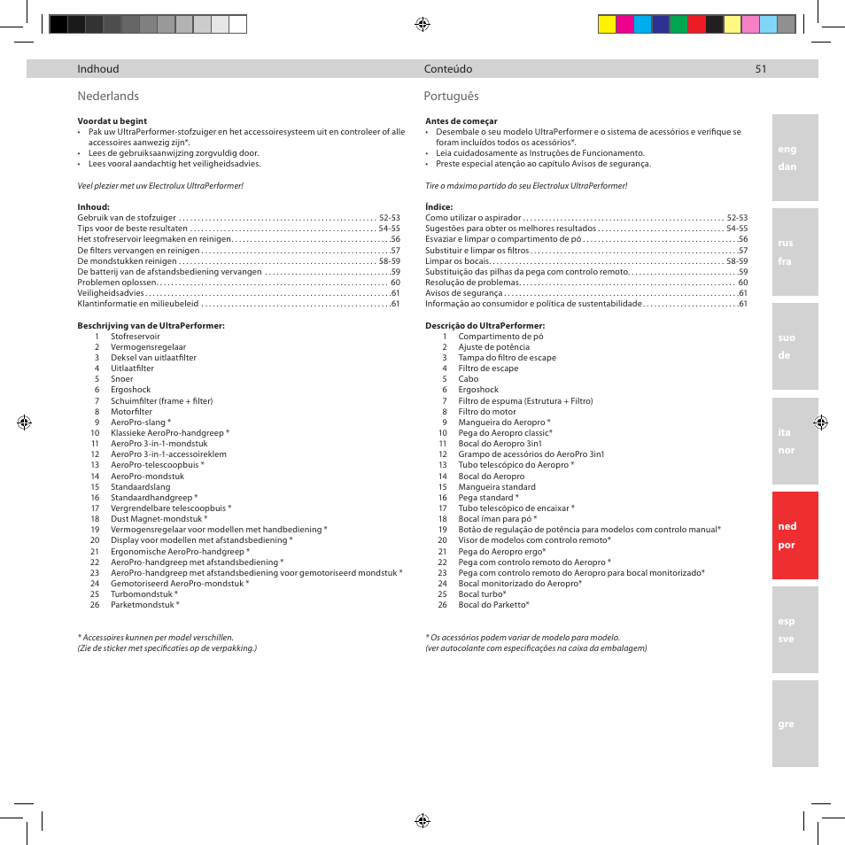 Electrolux ZUP3860C User Manual | Page 53 / 92