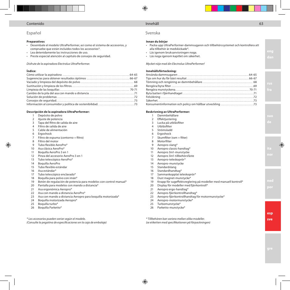 Electrolux ZUP3860C User Manual | Page 65 / 92