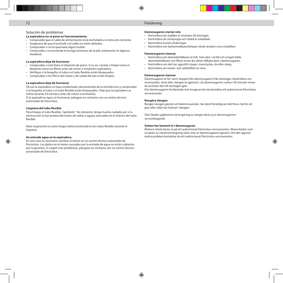 Electrolux ZUP3860C User Manual | Page 74 / 92