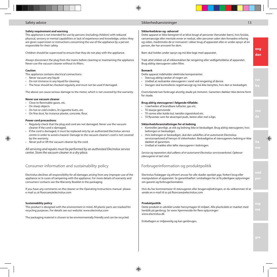 Electrolux Z8822GP User Manual | Page 15 / 92