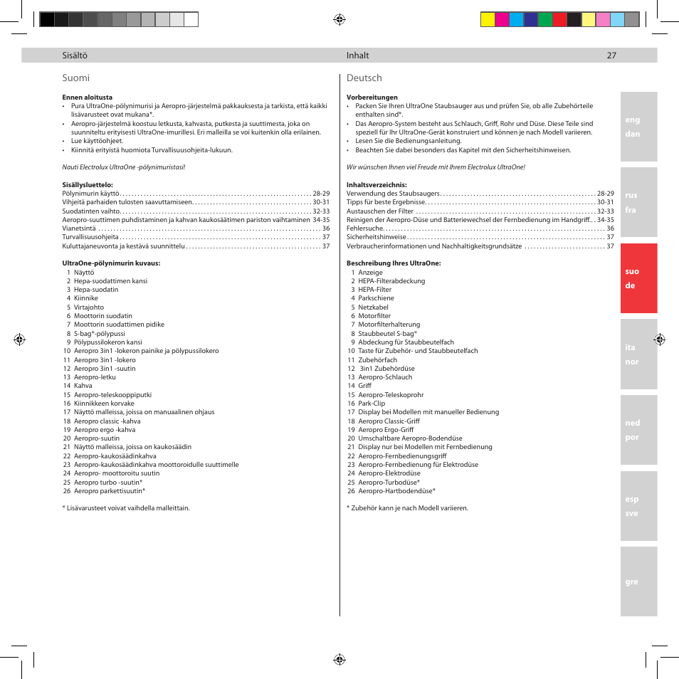 Electrolux Z8822GP User Manual | Page 29 / 92