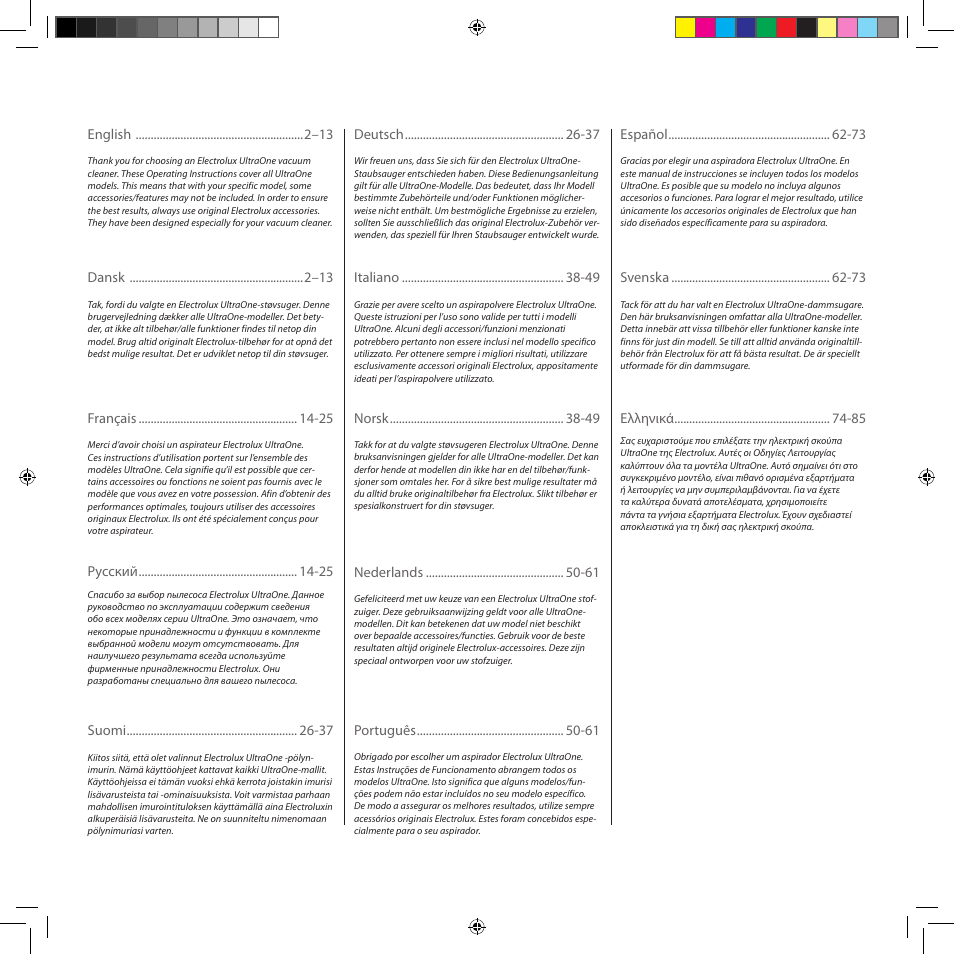 Electrolux Z8822GP User Manual | Page 3 / 92
