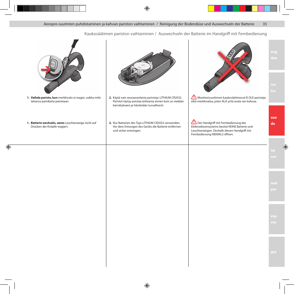 Electrolux Z8822GP User Manual | Page 37 / 92