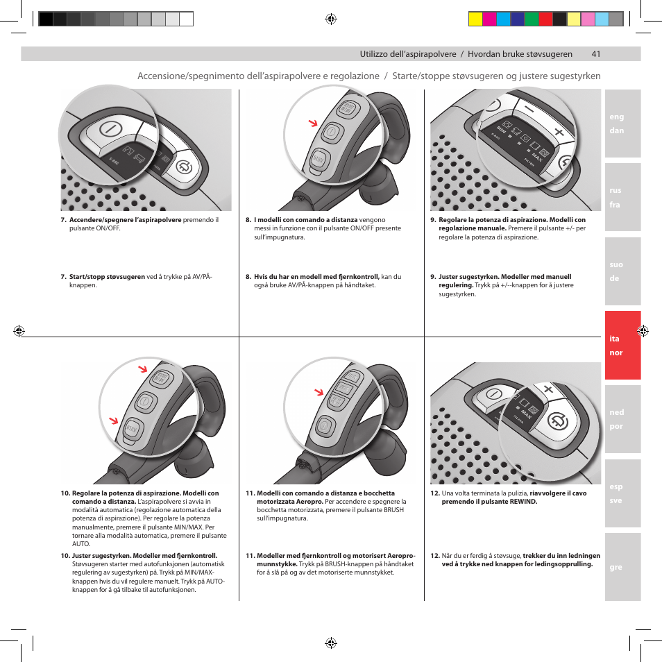 Electrolux Z8822GP User Manual | Page 43 / 92