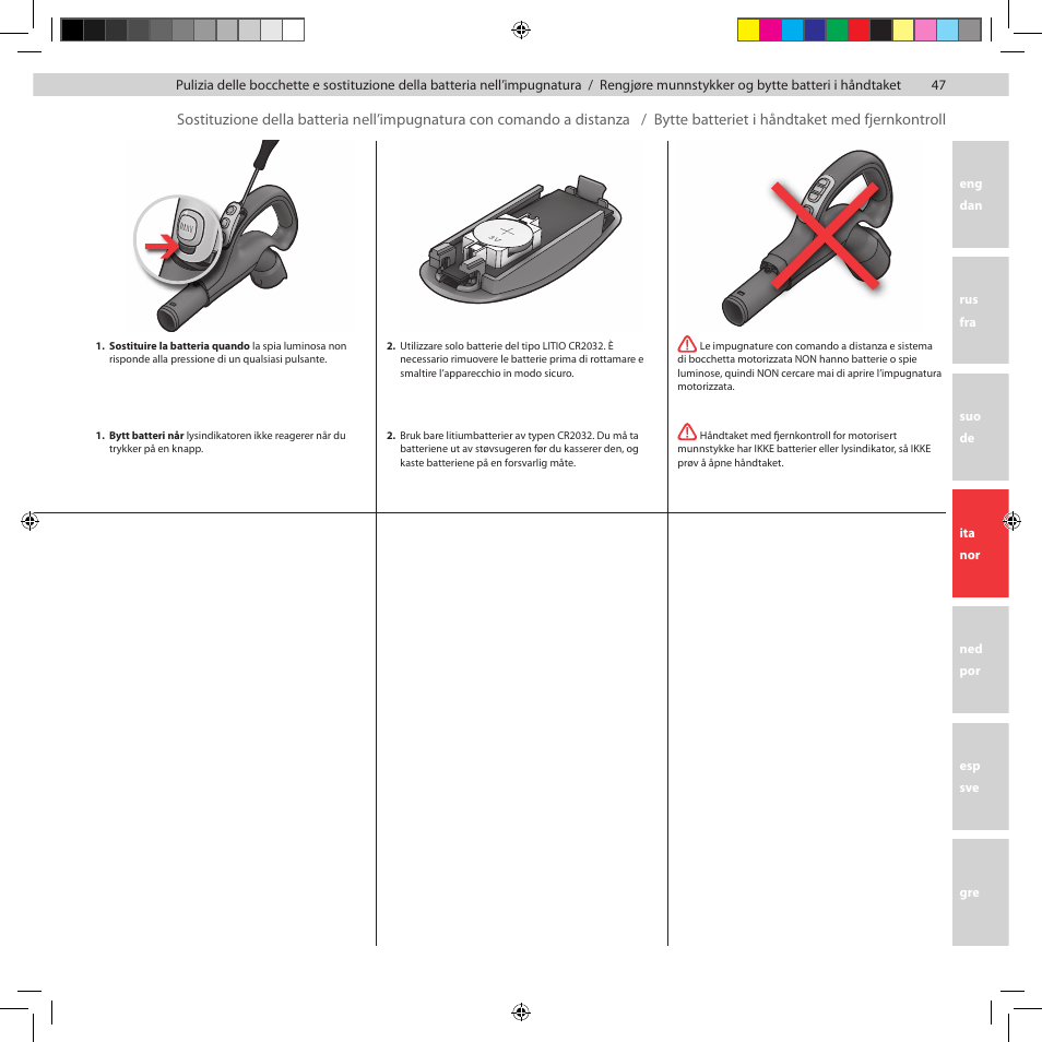 Electrolux Z8822GP User Manual | Page 49 / 92