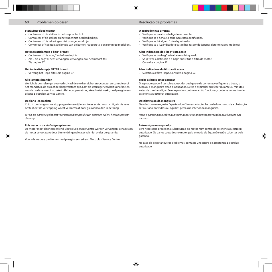 Electrolux Z8822GP User Manual | Page 62 / 92