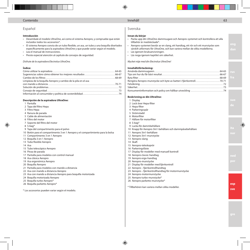 Electrolux Z8822GP User Manual | Page 65 / 92