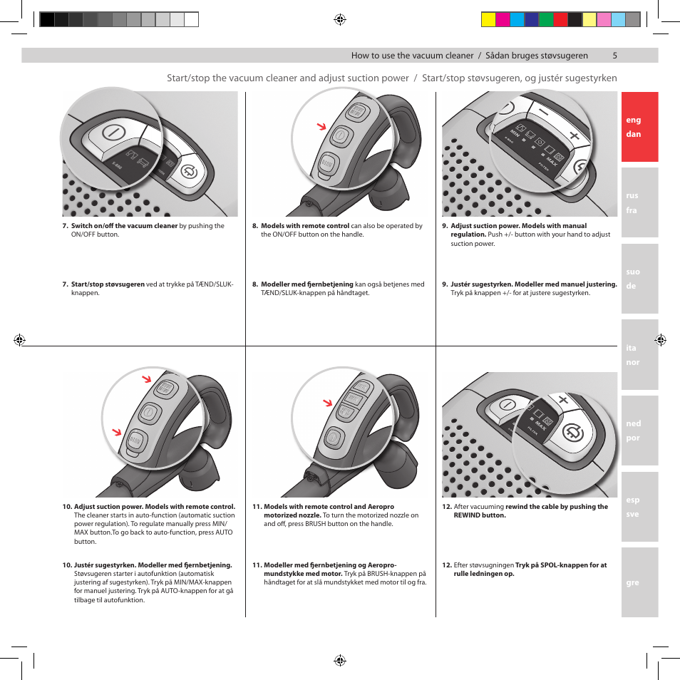 Electrolux Z8822GP User Manual | Page 7 / 92