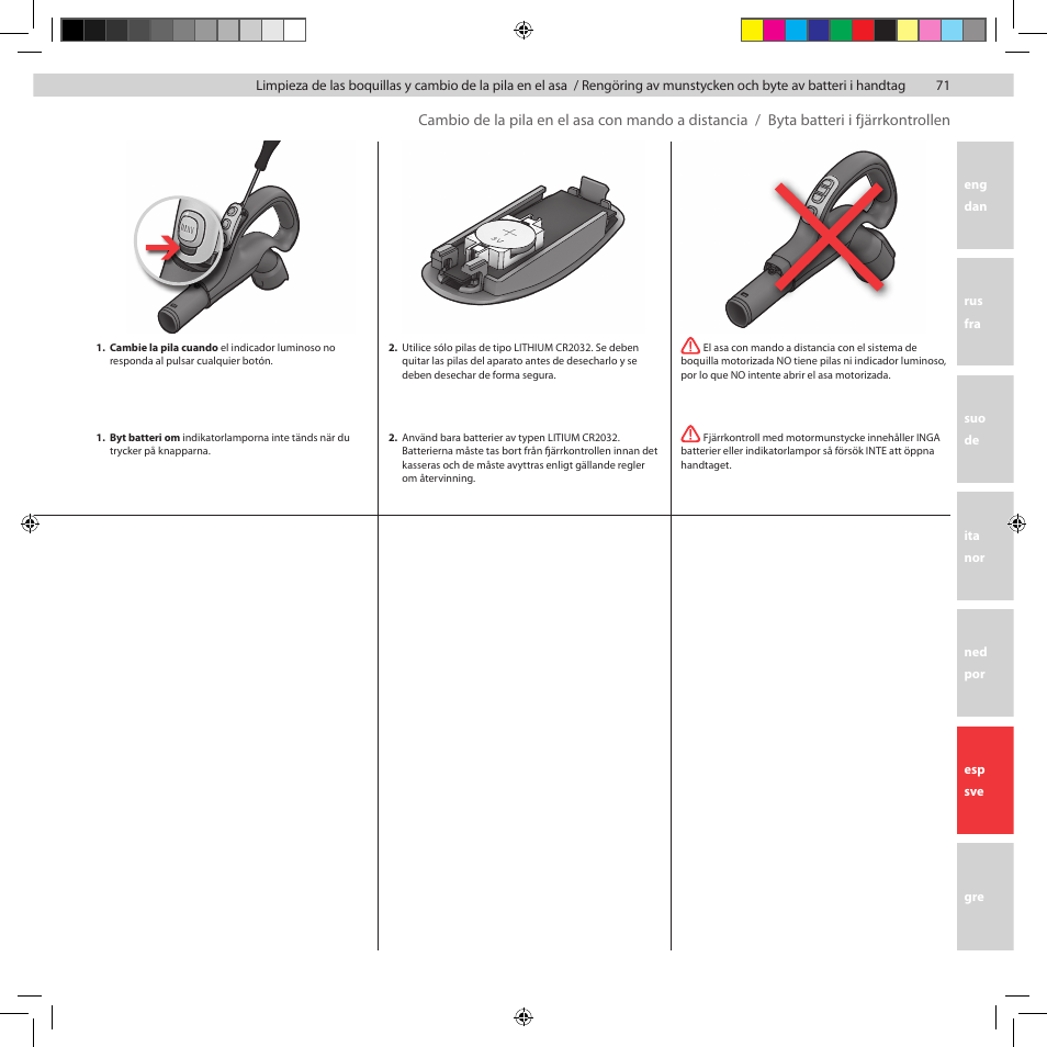 Electrolux Z8822GP User Manual | Page 73 / 92