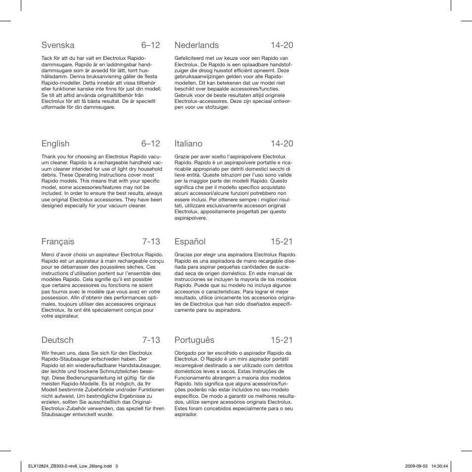 Electrolux ZB3103 User Manual | Page 3 / 60