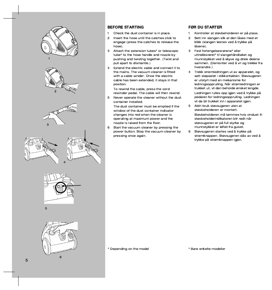 Electrolux ZT3520 User Manual | Page 10 / 104