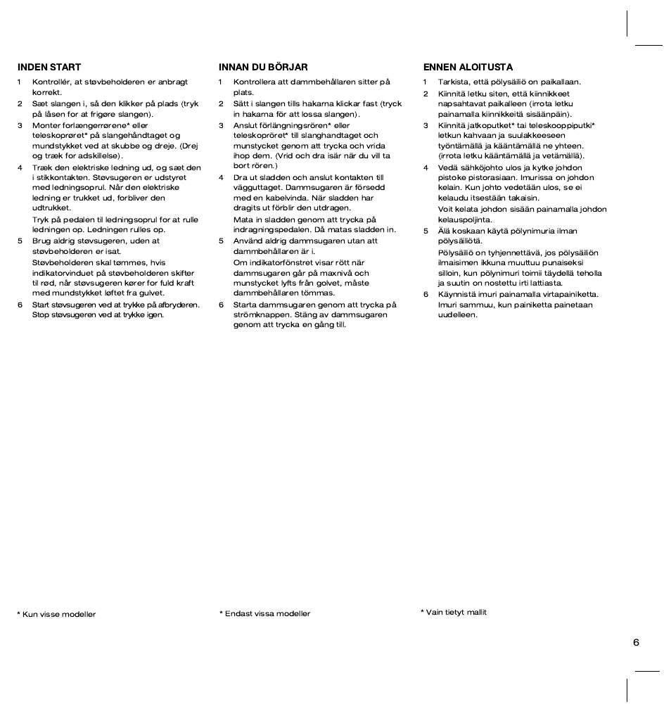 Electrolux ZT3520 User Manual | Page 11 / 104