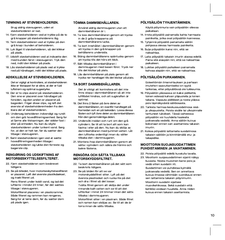 Electrolux ZT3520 User Manual | Page 15 / 104