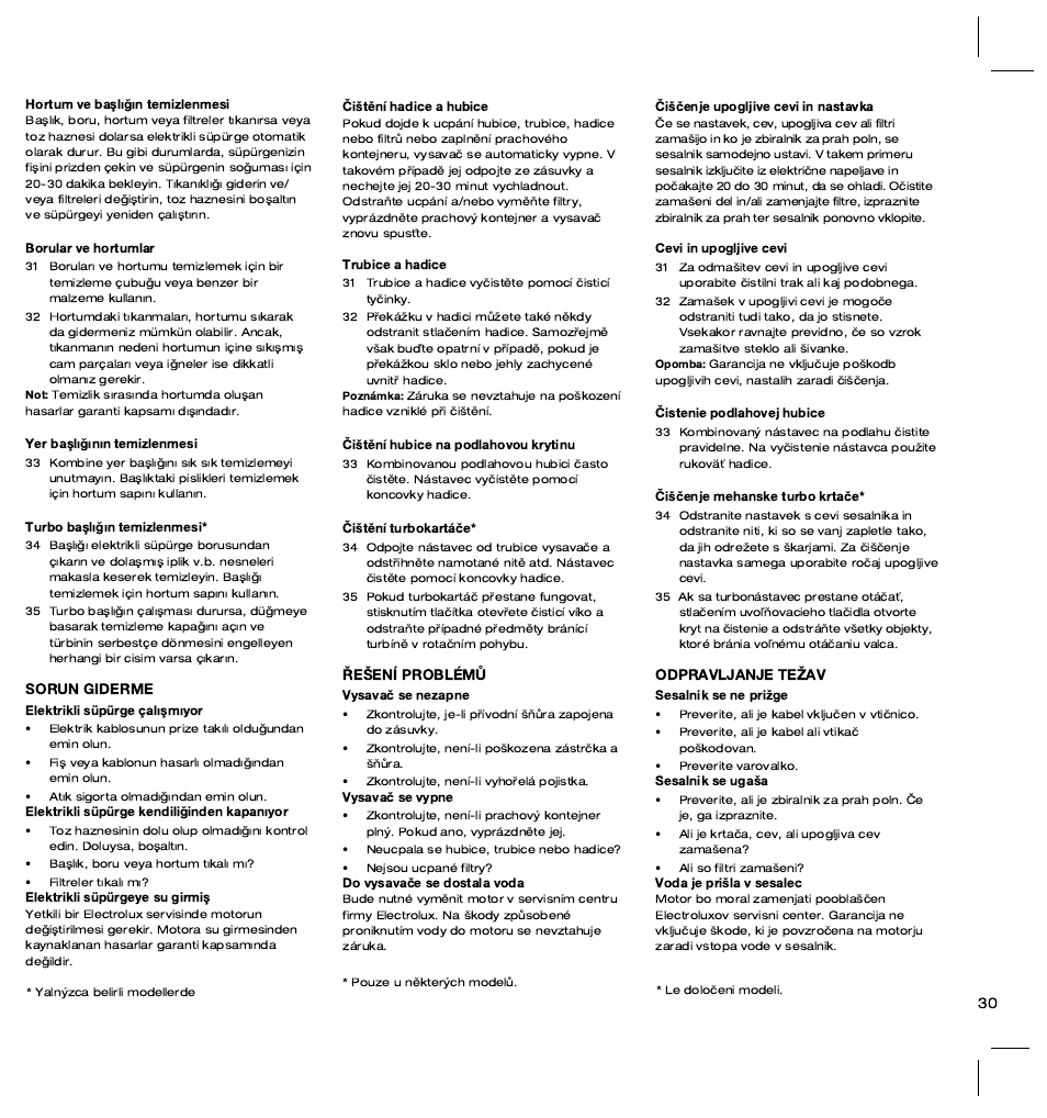 Electrolux ZT3520 User Manual | Page 35 / 104