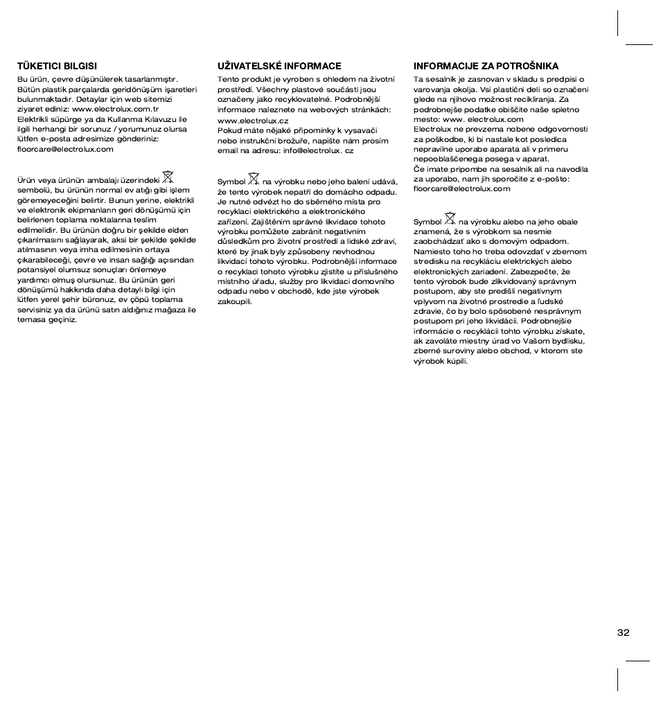 Electrolux ZT3520 User Manual | Page 37 / 104