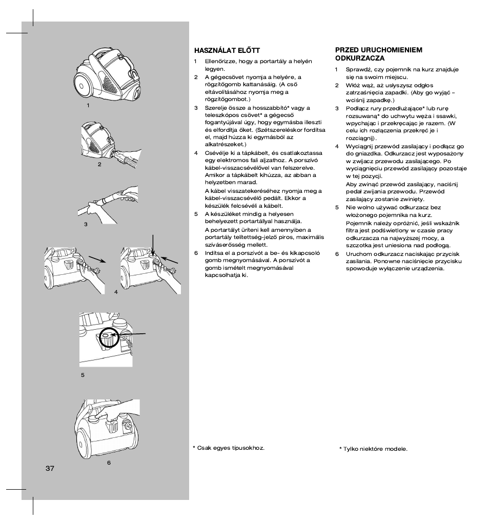 Electrolux ZT3520 User Manual | Page 42 / 104