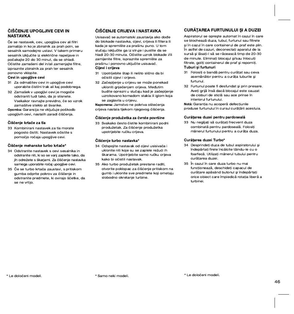 Electrolux ZT3520 User Manual | Page 51 / 104