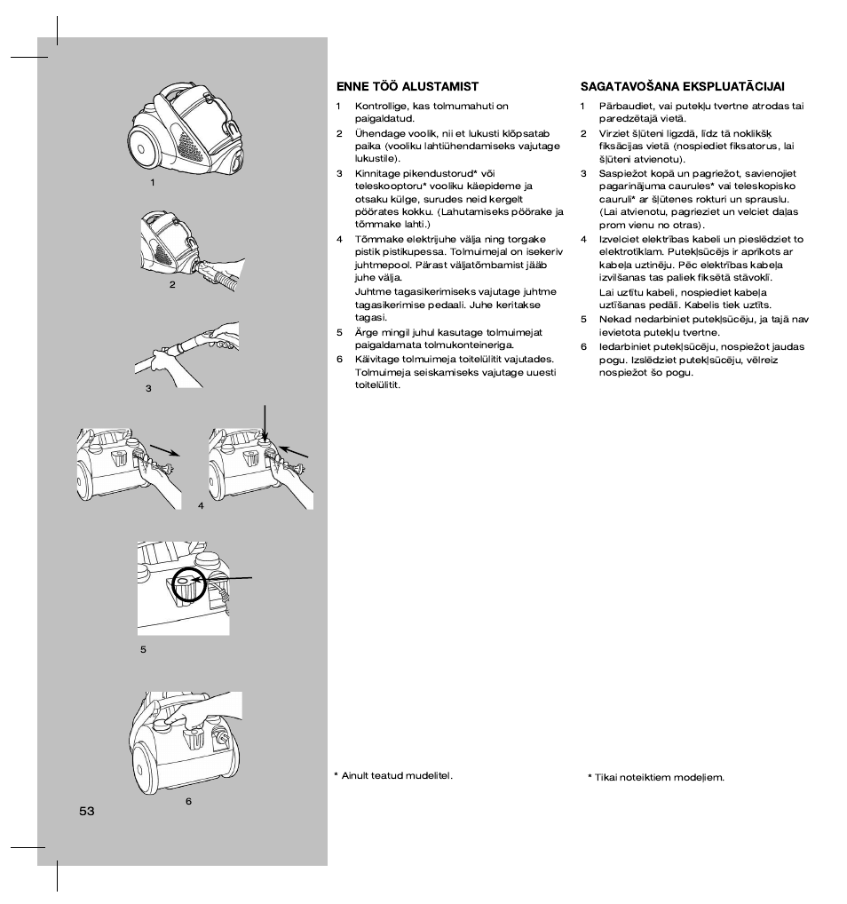 Electrolux ZT3520 User Manual | Page 58 / 104