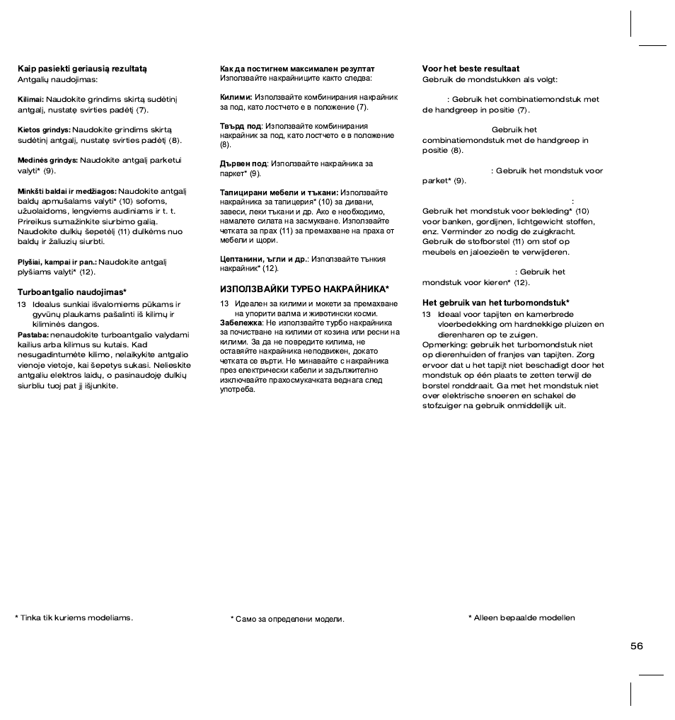 Electrolux ZT3520 User Manual | Page 61 / 104