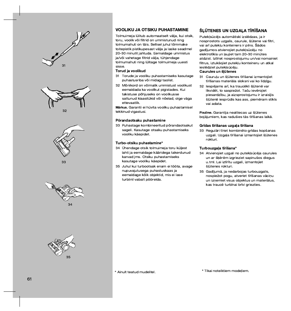 Electrolux ZT3520 User Manual | Page 66 / 104