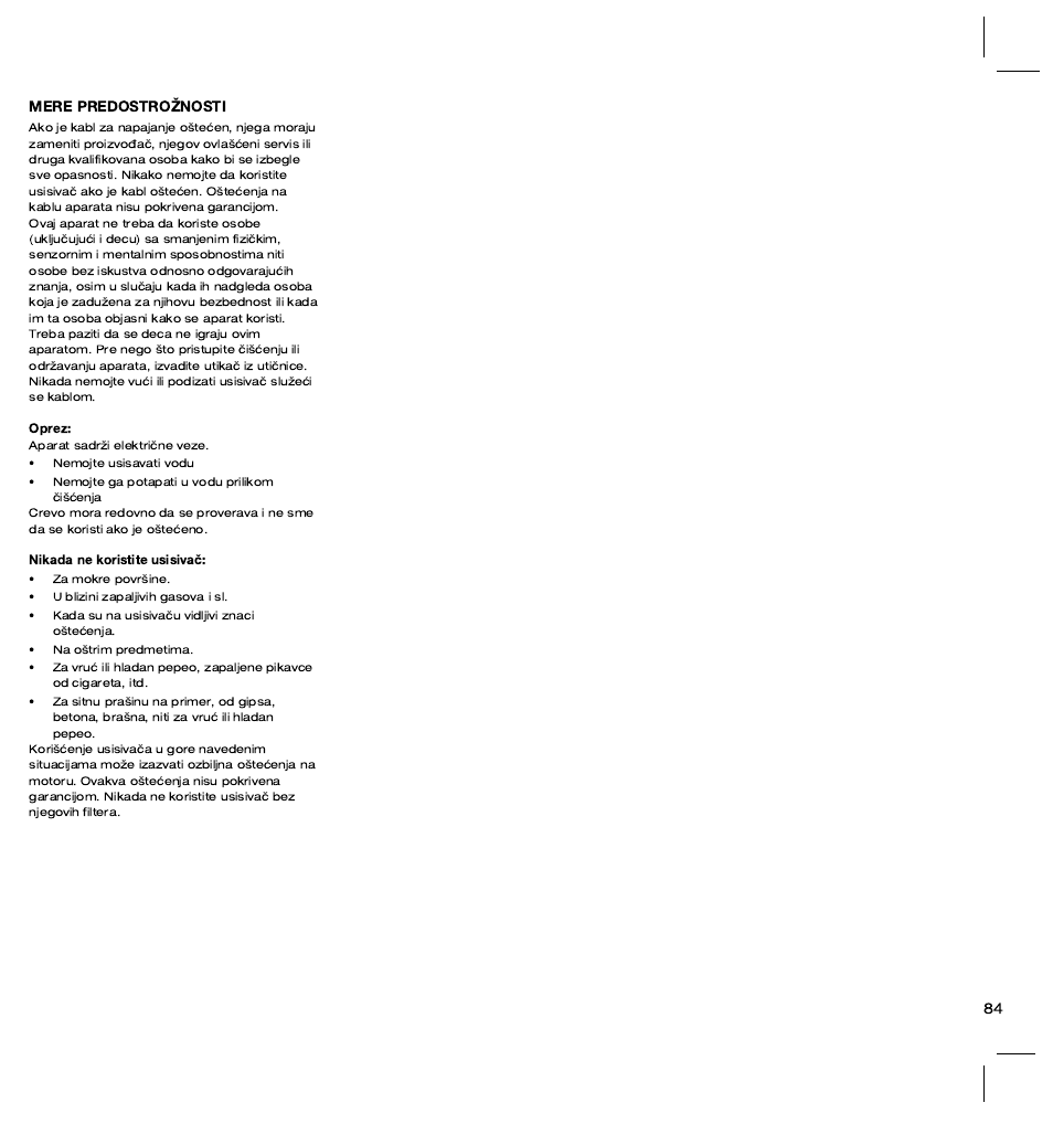 Electrolux ZT3520 User Manual | Page 89 / 104