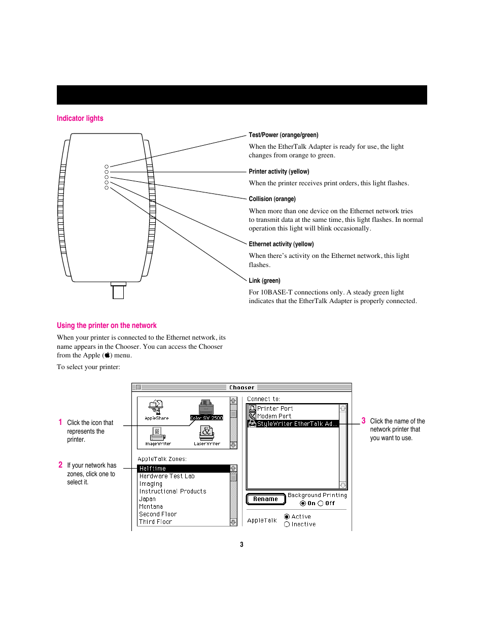 Apple Adattatore Ethertalk StyleWriter User Manual | Page 4 / 19