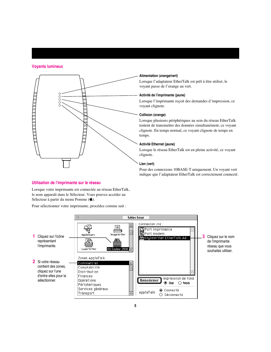 Apple Adattatore Ethertalk StyleWriter User Manual | Page 6 / 19