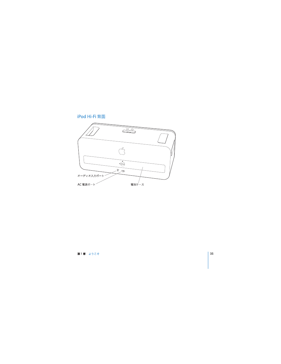 Apple iPod Hi-Fi (User’s Guide) User Manual | Page 35 / 104