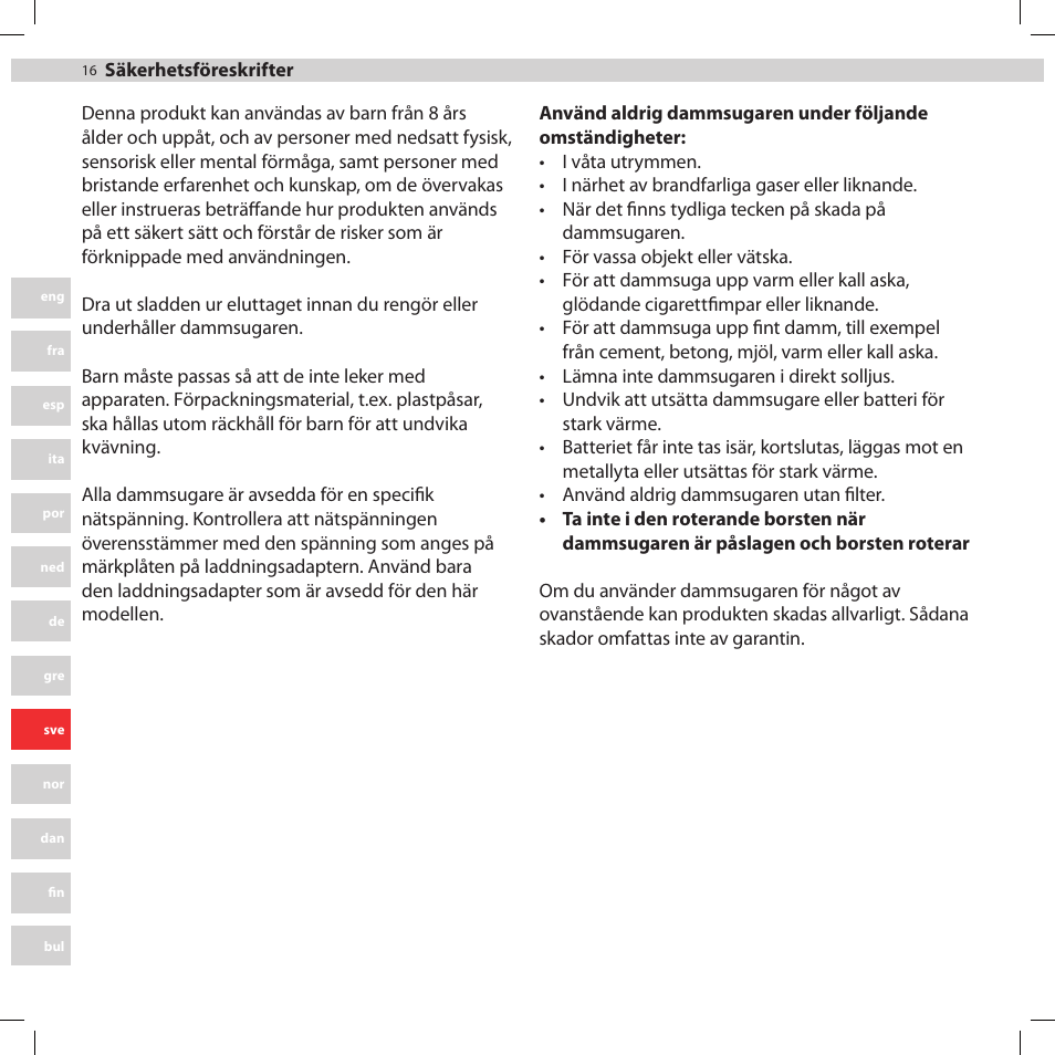 Electrolux ZB2932 User Manual | Page 16 / 80