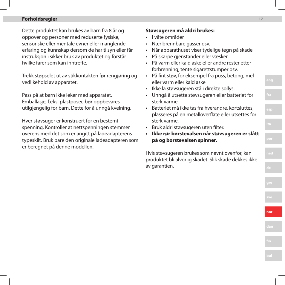 Electrolux ZB2932 User Manual | Page 17 / 80