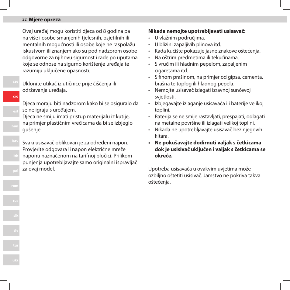 Electrolux ZB2932 User Manual | Page 22 / 80
