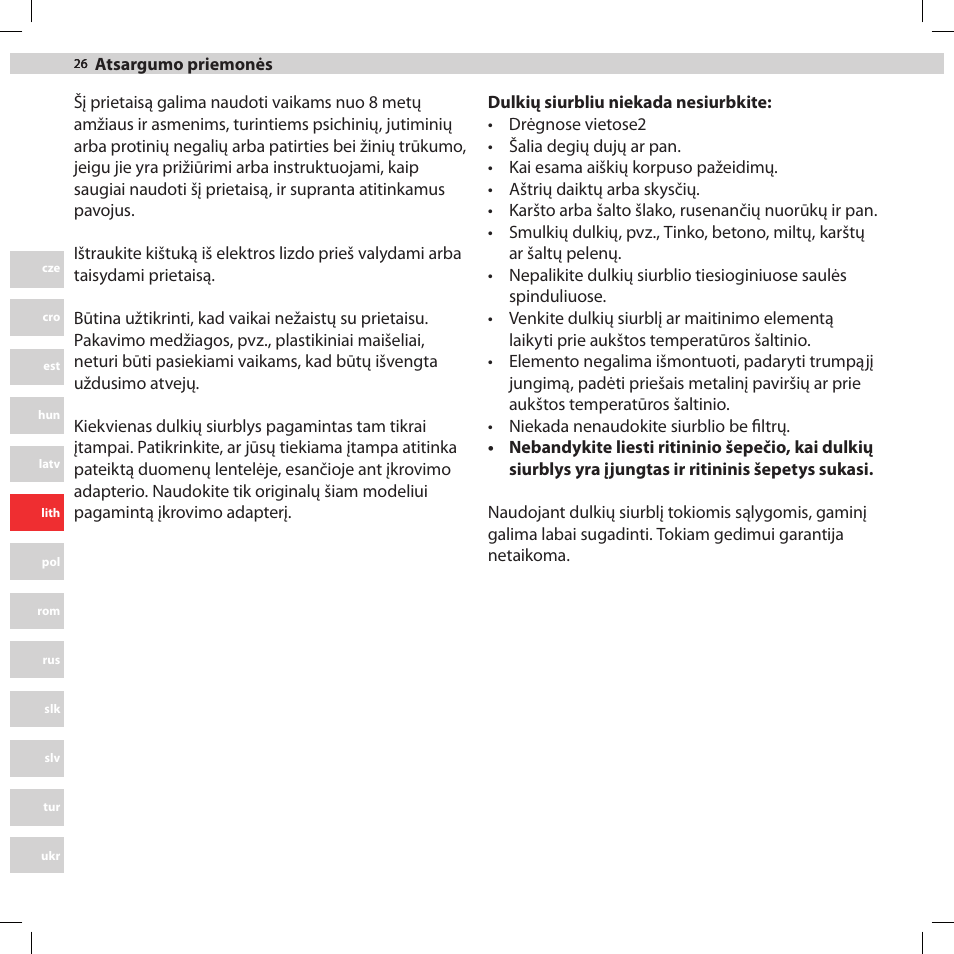Electrolux ZB2932 User Manual | Page 26 / 80