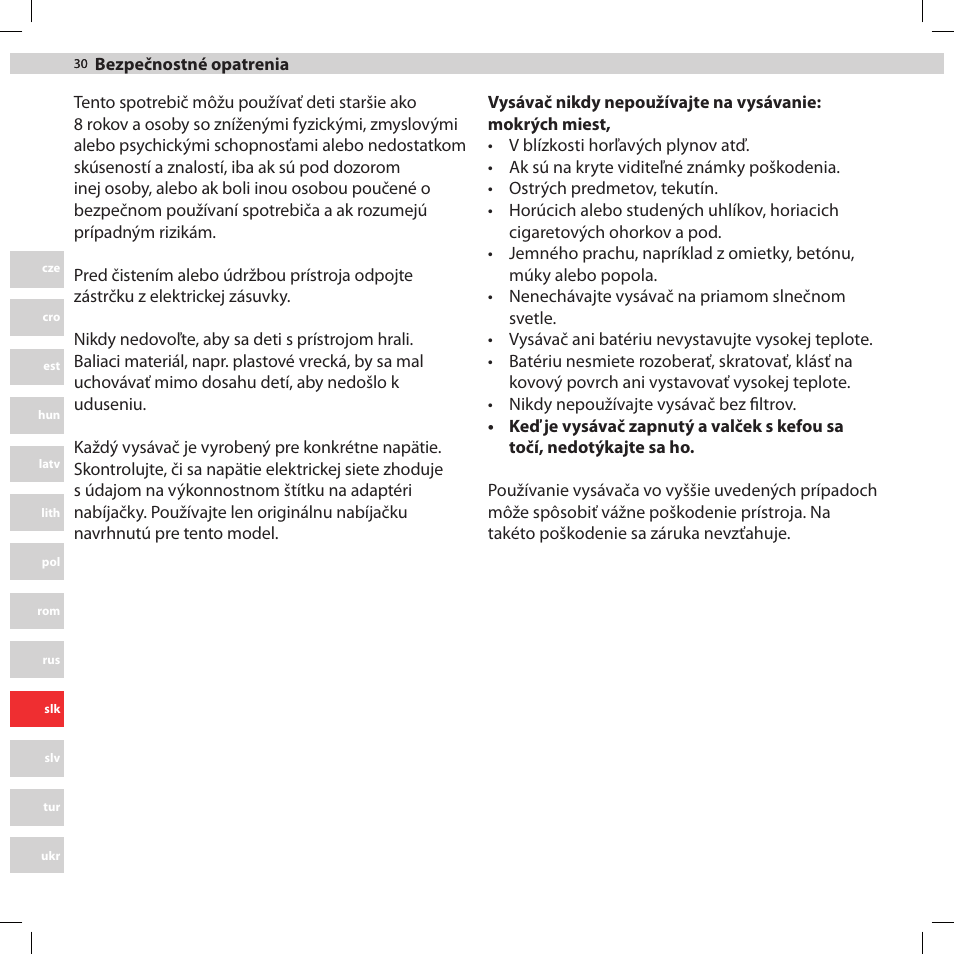Electrolux ZB2932 User Manual | Page 30 / 80
