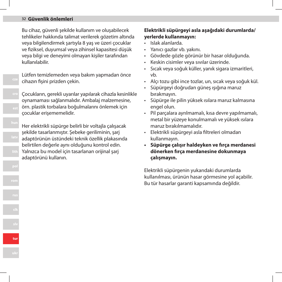 Electrolux ZB2932 User Manual | Page 32 / 80