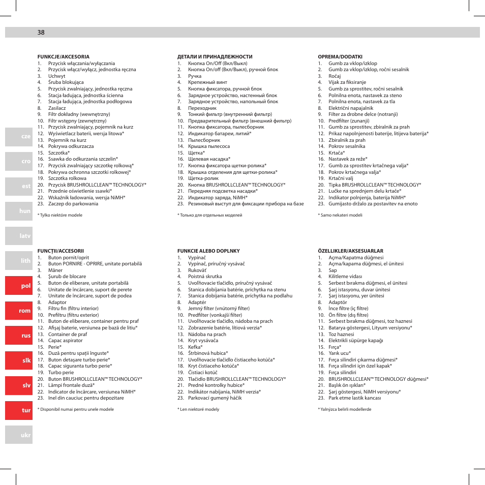 Electrolux ZB2932 User Manual | Page 38 / 80