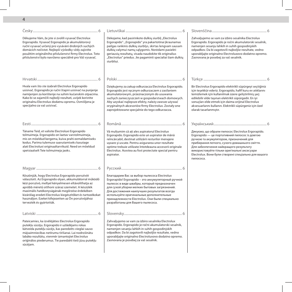 Electrolux ZB2932 User Manual | Page 4 / 80