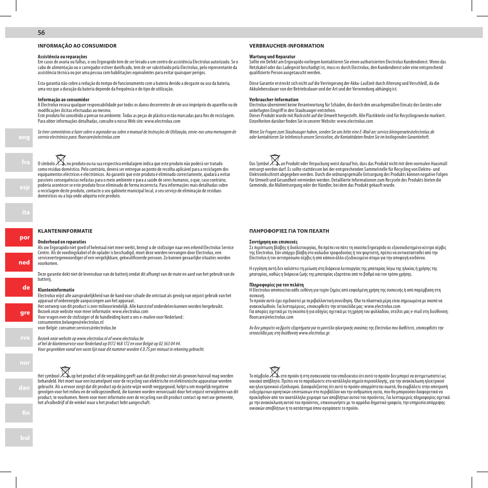 Electrolux ZB2932 User Manual | Page 56 / 80