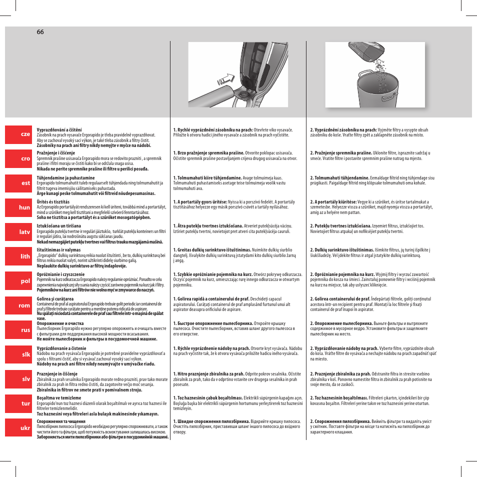 Electrolux ZB2932 User Manual | Page 66 / 80