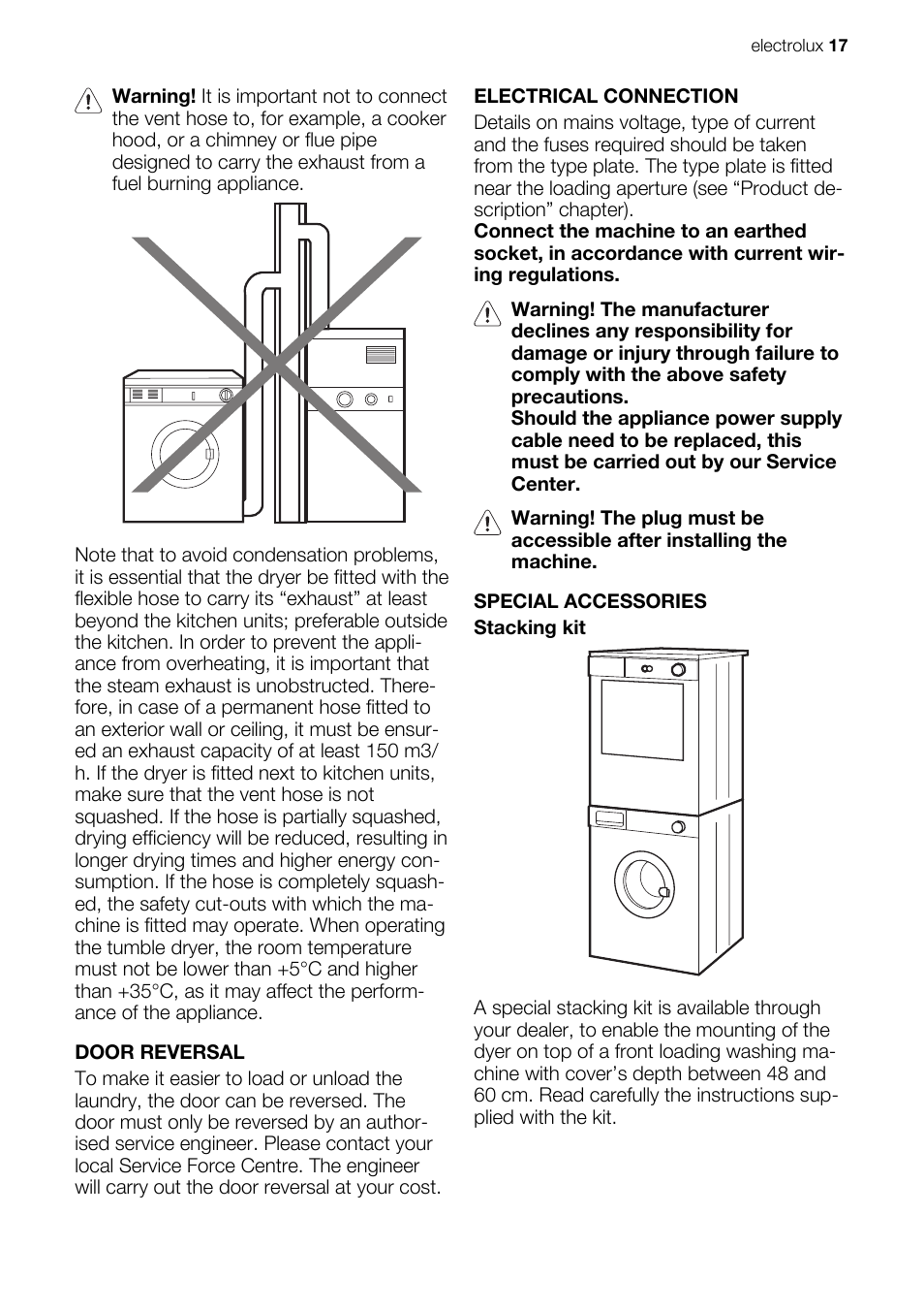 Electrolux EDE1074PDW User Manual | Page 17 / 76