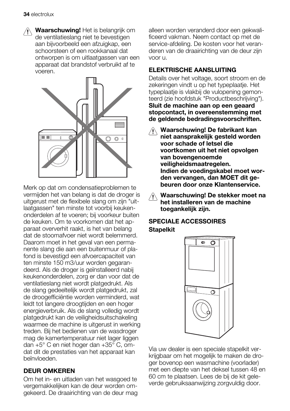 Electrolux EDE1074PDW User Manual | Page 34 / 76