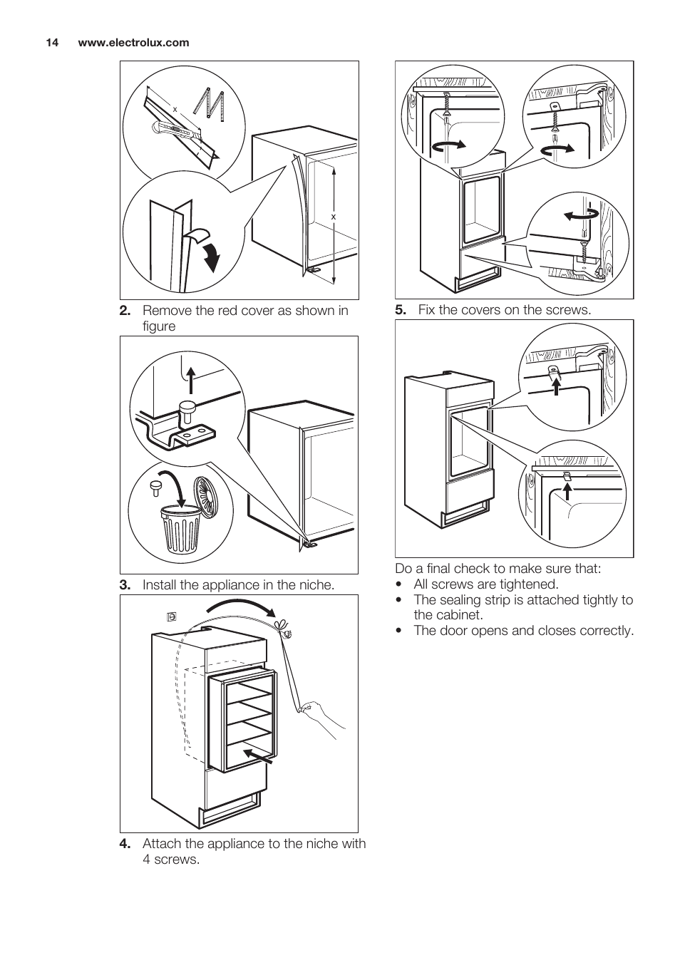 Electrolux EUN2244AOW User Manual | Page 14 / 52