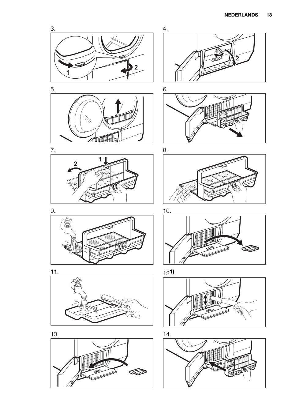 Electrolux EDH3684PDW User Manual | Page 13 / 64