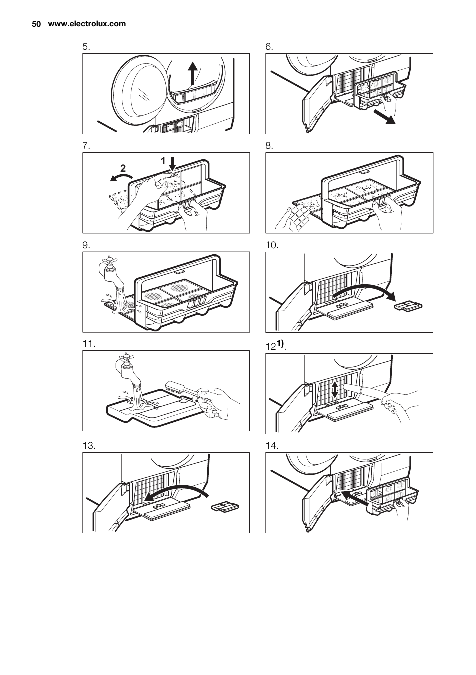 Electrolux EDH3498RDL User Manual | Page 50 / 72