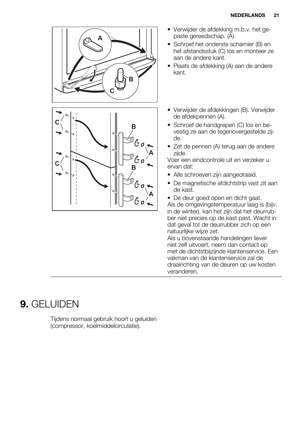 Geluiden | Electrolux EN3480AOW User Manual | Page 21 / 96