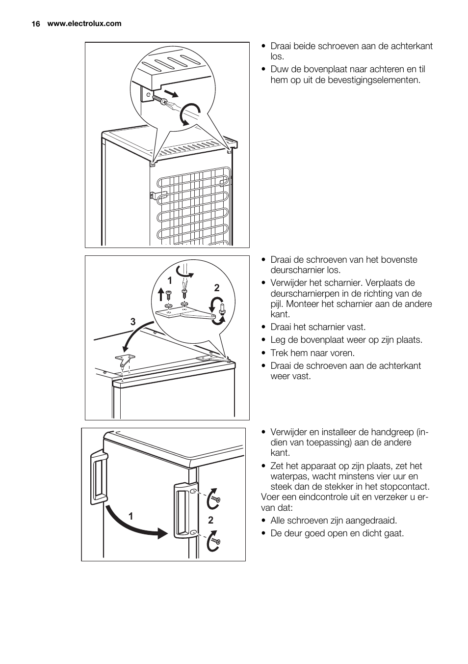 Electrolux ERT1606AOW User Manual | Page 16 / 80