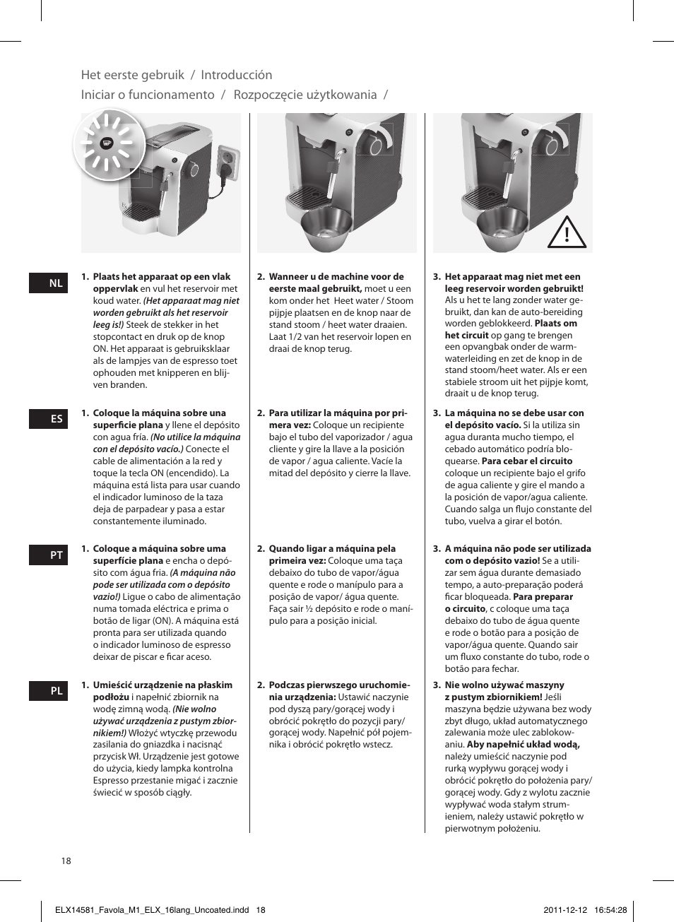 Electrolux ELM5100PU User Manual | Page 18 / 52