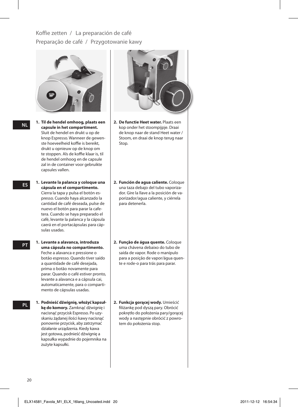 Electrolux ELM5100PU User Manual | Page 20 / 52