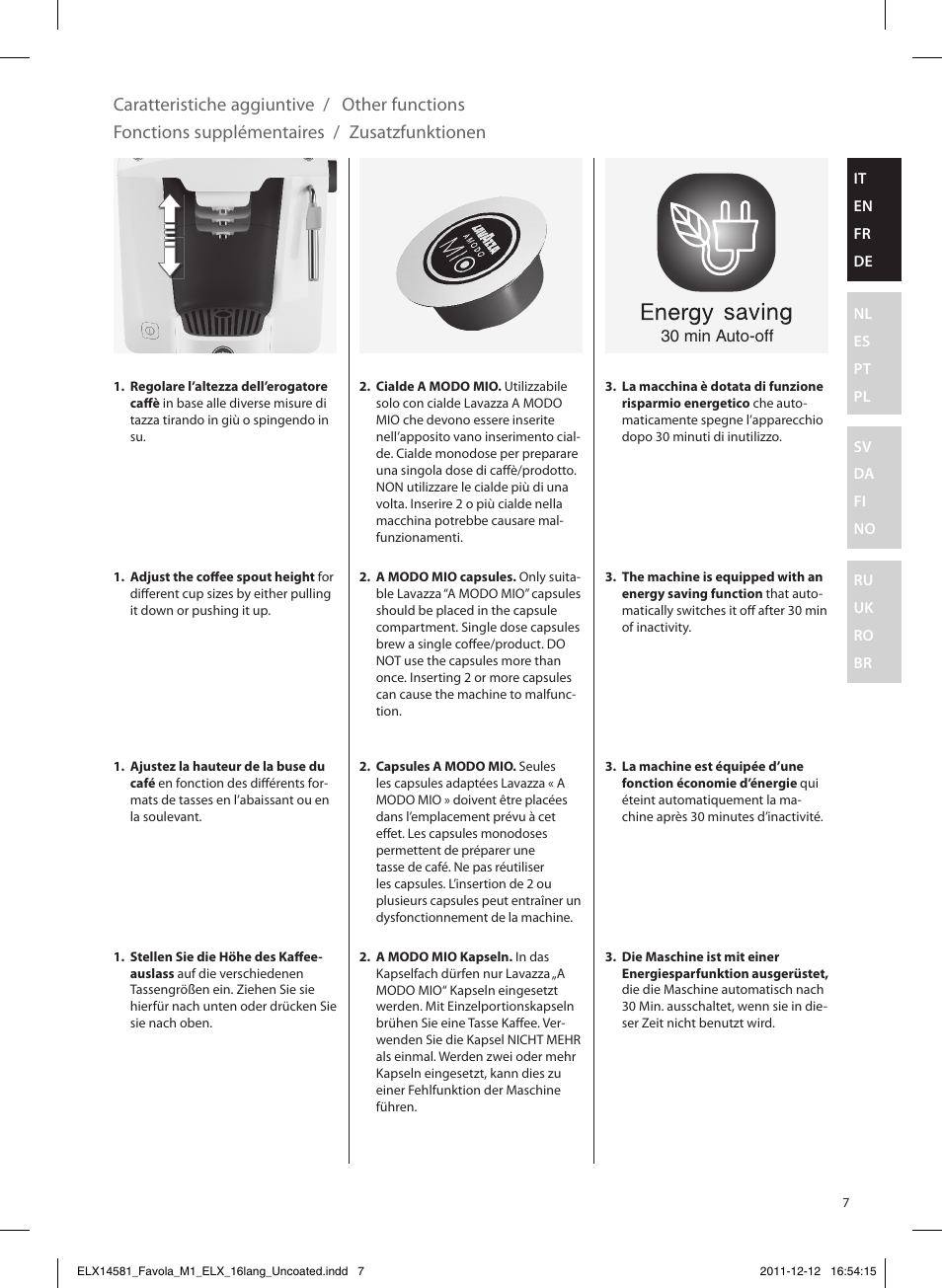 Electrolux ELM5100PU User Manual | Page 7 / 52