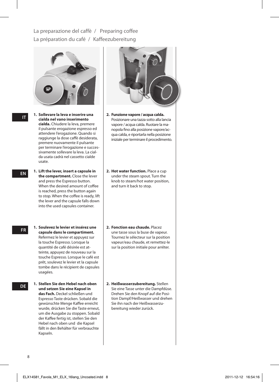 Electrolux ELM5100PU User Manual | Page 8 / 52